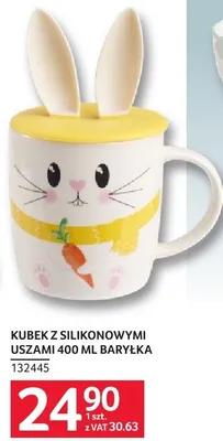 Kubek z silikonowymi uszami 400 ml Baryłka promocja w Selgros