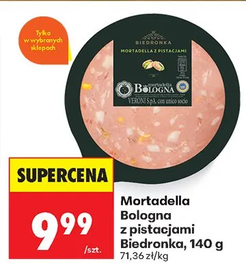 Mortadella z pistacjami promocja w Biedronka