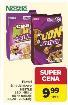 Płatki śniadaniowe NESTLÉ promocja w Carrefour Market
