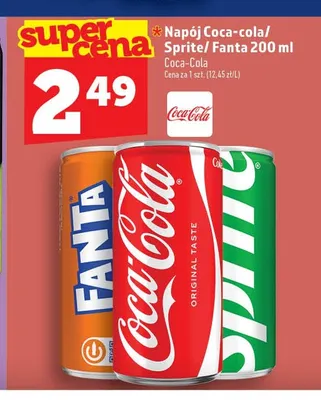 Napój gazowany Coca-Cola promocja w TOPAZ