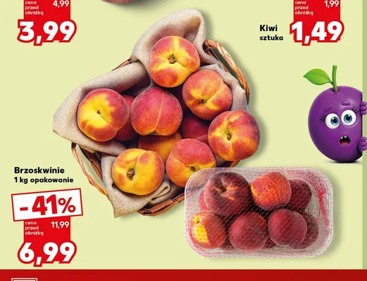 Brzoskwinie promocja w Kaufland