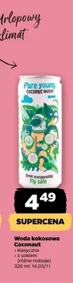 Woda kokosowa Coconaut klasyczna promocja w Netto
