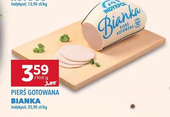 Pierś gotowana Bianka promocja w Stokrotka