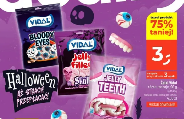 Żelki Vidal Bloody Eyes promocja w Dealz