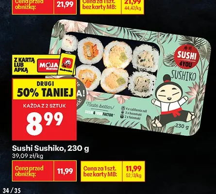 Sushi Sushiko promocja w Biedronka