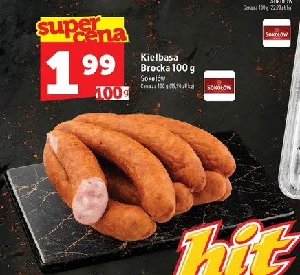 Kiełbasa Brocka Sokołów promocja w TOPAZ