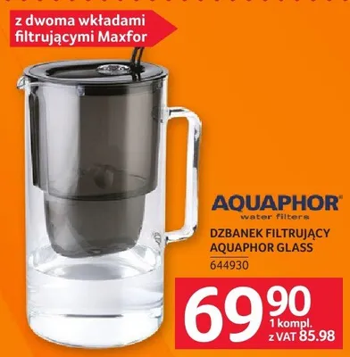 Dzbanek filtrujący Aquaphor Glass promocja w Selgros