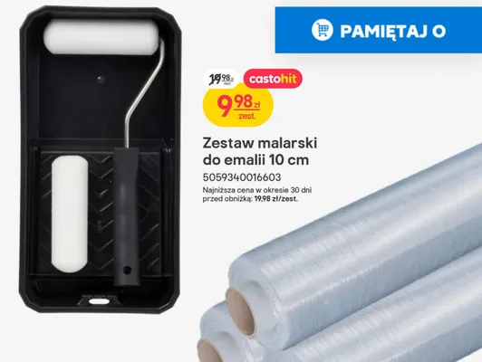 Zestaw malarski do emalii 10 cm promocja w Castorama