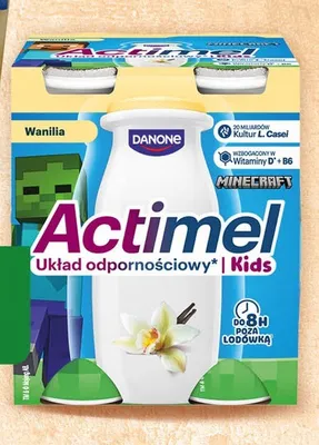 Napój mleczny Actimel Kids wanilia Danone promocja w POLOmarket