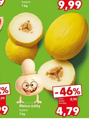 Melon żółty luzem promocja w Kaufland