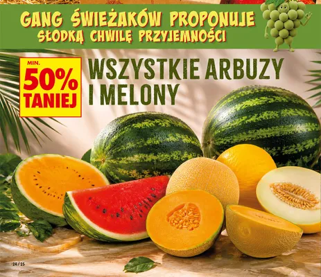 Arbuz promocja w Biedronka