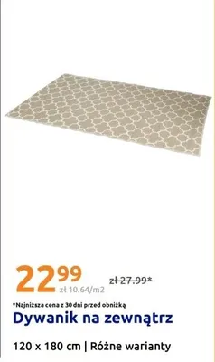 Dywanik na zewnątrz 120x180cm promocja w Action