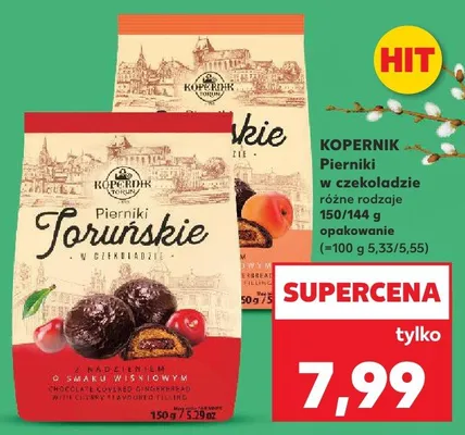 Pierniki w czekoladzie różne rodzaje promocja w Kaufland