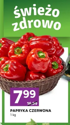 Papryka czerwona promocja w Stokrotka