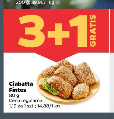 Ciabatta Fintes promocja w Netto