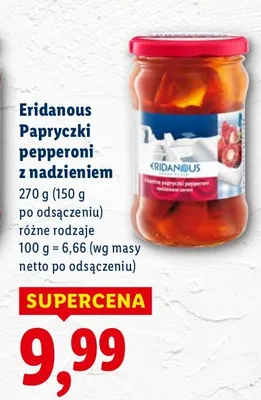 Papryczki pepperoni z nadzieniem Eridanous promocja w Lidl