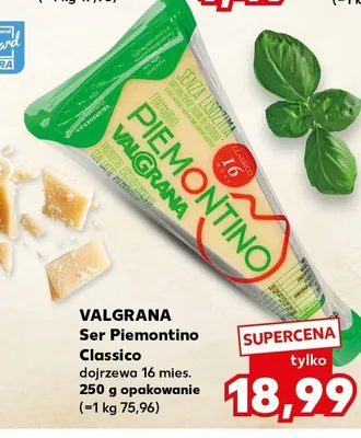 Ser Piemontino Classico Valgrana promocja w Kaufland