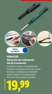 Akcesoria do znakowania lub do trasowania promocja w Lidl