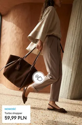 Torba shopper Saoirse promocja w Sinsay