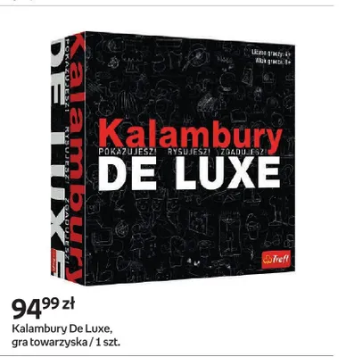 Gra towarzyska Kalambury De Luxe Trefl promocja w Empik