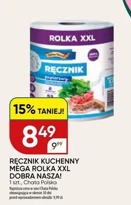 Ręcznik kuchenny Mega Rolka XXL Dobra Nasza! promocja w Chata Polska