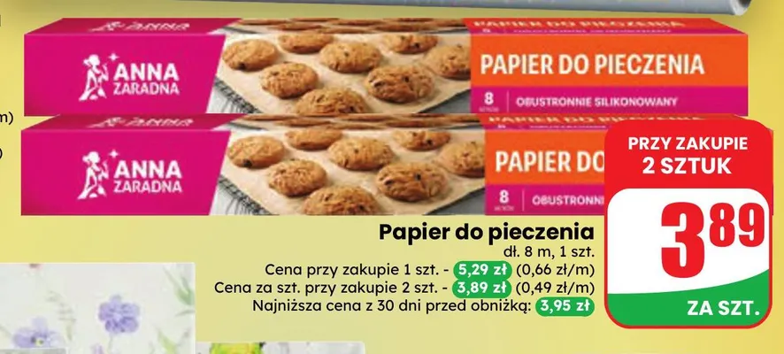 Papier do pieczenia Anna Zaradna promocja w Dino