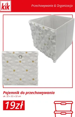 Pojemnik do przechowywania promocja w KiK