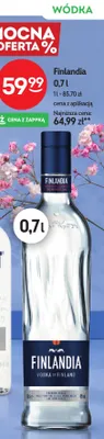 Wódka Finlandia promocja w Żabka