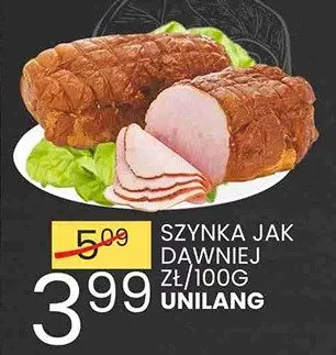 Szynka jak dawniej promocja w Wafelek