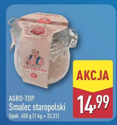 Smalec staropolski Agro-Top promocja