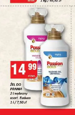 Żel do prania Passion Gold Universal promocja w Chorten