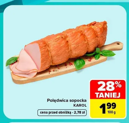 Polędwica sopocka Karol promocja w Carrefour Market