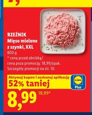 Miśo mielone z szynki Rzeźnik XXL promocja w Lidl