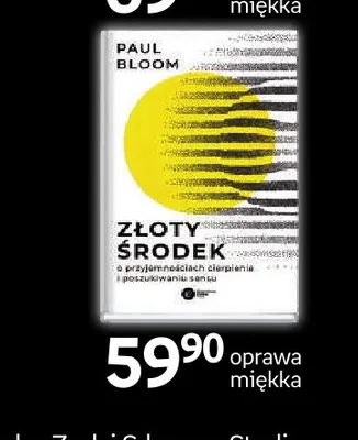 Książka Złoty środek Paul Bloom promocja w Empik