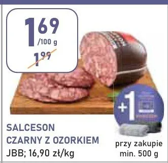 Salceson czarny z ozorkiem promocja w Stokrotka