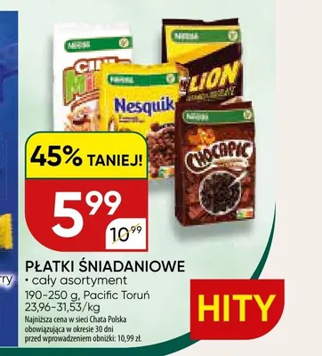 Płatki śniadaniowe Nestlé Chocapic promocja w Chata Polska