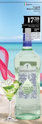 Wermut Vermouth Bianco Sandiliano promocja w POLOmarket