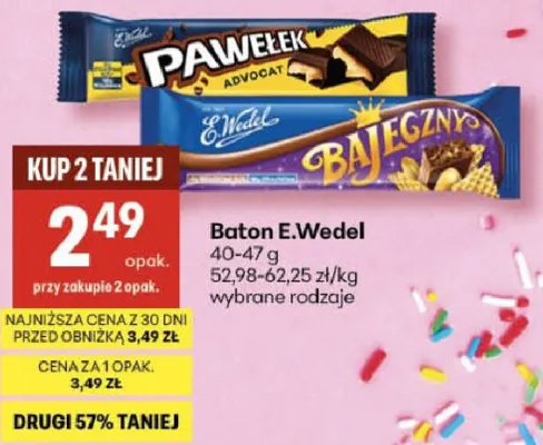 Baton Pawełek, Bajeczny wybrane rodzaje promocja w Delikatesy Centrum