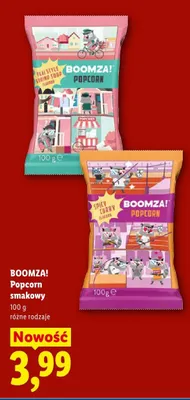 Popcorn Boomza! o smaku zupy krewetkowej w stylu tajskim promocja w Lidl