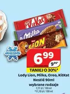 Lody Lion Nestlé promocja w Delfin