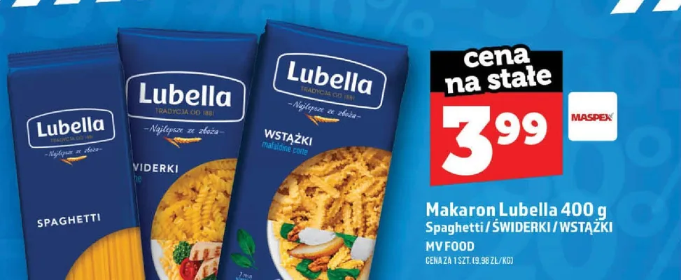 Makaron Lubella Świderki promocja w TOPAZ