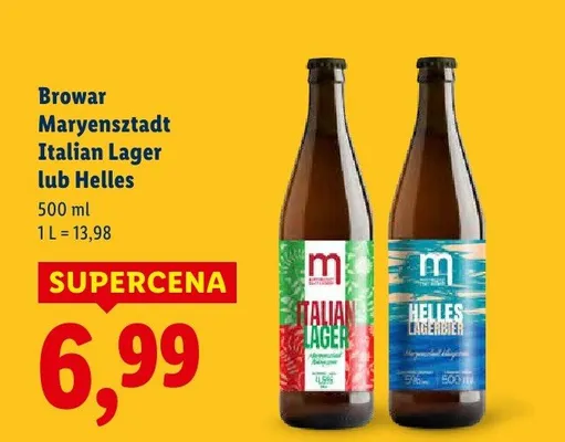 Piwo kraftowe Helles promocja w Lidl