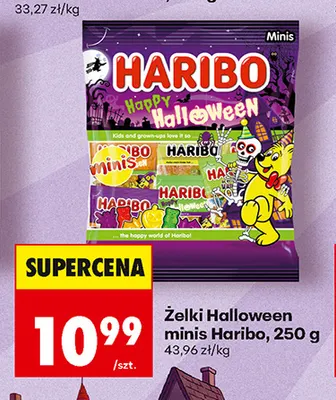 Żelki Halloween minis Haribo promocja w Biedronka