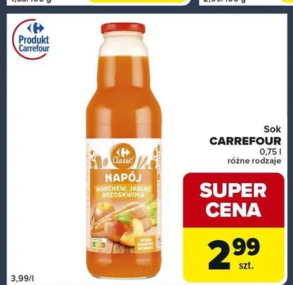 Sok CARREFOUR promocja w Globi