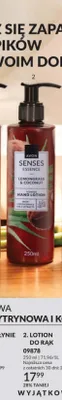 Lotion do rąk Avon Senses Essence Lemongrass & Coconut promocja w AVON