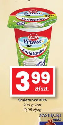 Śmietanka Primo 30% promocja w emma MARKET