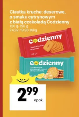 Ciastka kruche deserowe Codzienny promocja w Delikatesy Centrum