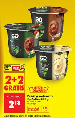 Pudding proteinowy różne rodzaje promocja w Biedronka