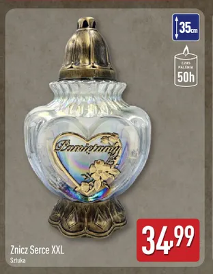 Znicz Serce Xxl promocja w Aldi
