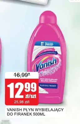Płyn wybielający do firanek Vanish promocja w Bingo